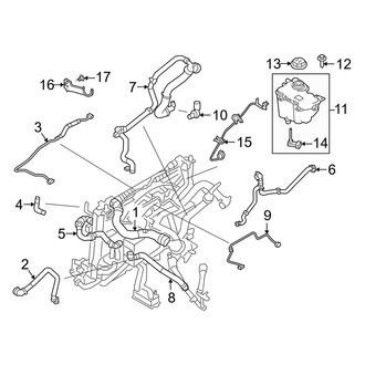 Land Rover OE - Cooling - Hoses & Lines (Diesel)