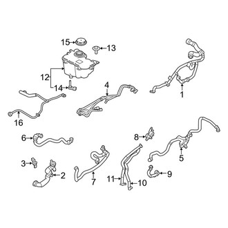 Land Rover OE - Cooling - Hoses & Lines (3.0L)