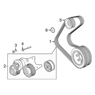 Land Rover OE - Cooling - Belts & Pulleys (3.0L)