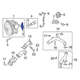Land Rover OE - Engine Water Pump Gasket