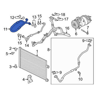 Land Rover OE - Front A/C Refrigerant Discharge Hose