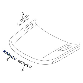 Land Rover OE - Front Hood Emblem