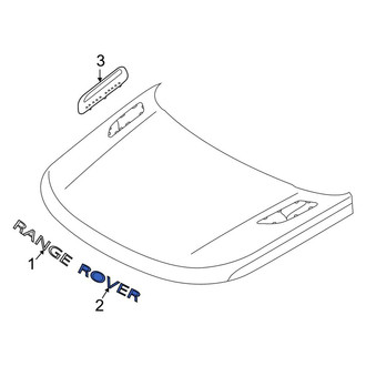 Land Rover OE - Front Hood Emblem