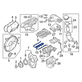 Land Rover OE - Right Engine Valve Cover Gasket
