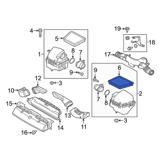 Land Rover OE - Left Engine Air Filter