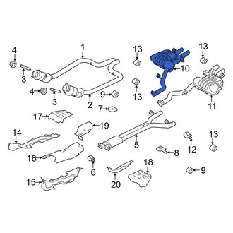 Land Rover OE - Exhaust Muffler