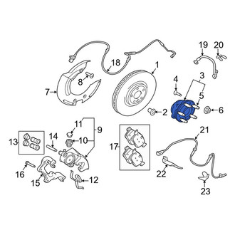 Land Rover OE - Front Wheel Bearing and Hub Assembly