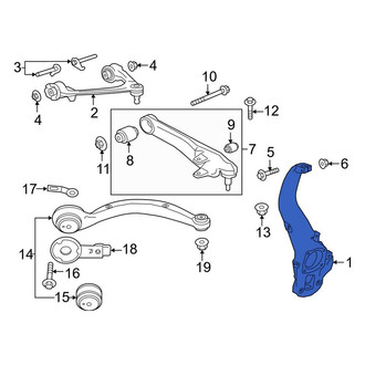 Land Rover OE - Left Steering Knuckle