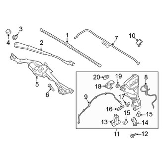 Land Rover OE - Windshield - Wiper & Washer Components (HST / R-Dynamic S / S)