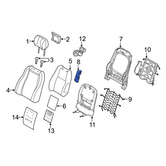 Land Rover OE - Left Seat Back Frame Bracket
