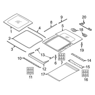 Land Rover OE - Roof - Sunroof