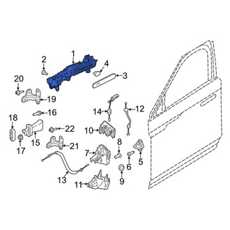 Land Rover OE - Rear Left Outer Exterior Door Handle