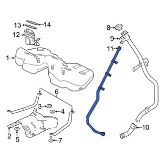 Land Rover OE - Fuel Tank Vent Hose