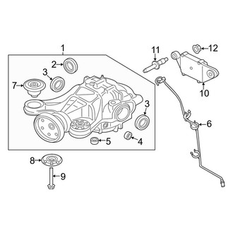 Land Rover OE - Rear Suspension - Axle & Differential (2.0L Gas)