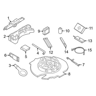 Land Rover OE - Rear Body & Floor - Jack & Components