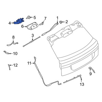 Land Rover OE - Rear Wiper Motor