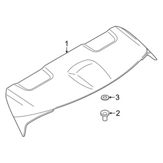 Land Rover OE - Lift Gate - Spoiler