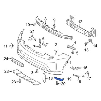 Land Rover OE - Front Left Spoiler