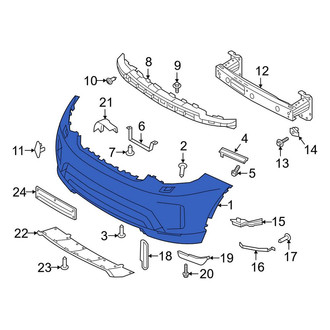 Land Rover OE - Front Bumper Cover