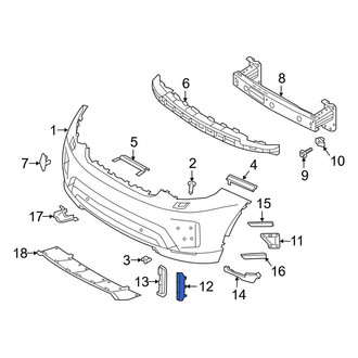 Land Rover OE - Front Left Bumper Cover Spacer Panel