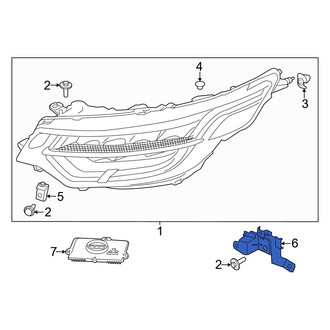 Land Rover OE - Right Outer Headlight Bracket