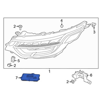 Land Rover OE - Front Left Headlight Control Module