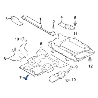 Land Rover OE - Powertrain Skid Plate Bolt