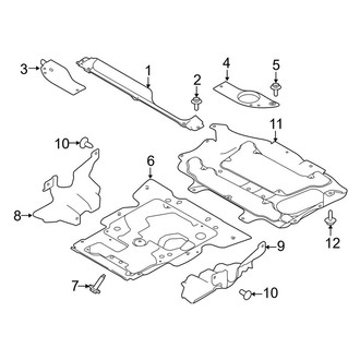 Land Rover OE - Radiator Support - Under Cover & Splash Shields