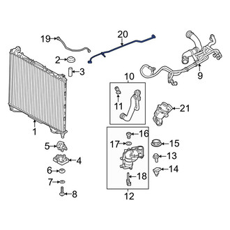 Land Rover OE - Engine Coolant Overflow Hose