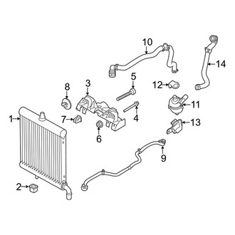 Land Rover OE - Cooling - Radiator & Components (Auxiliary), (Gas)