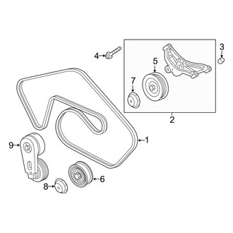 Land Rover OE - Cooling - Belts & Pulleys (Primary), (Gas)