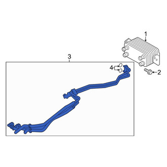 Land Rover OE - Automatic Transmission Oil Cooler Hose Assembly