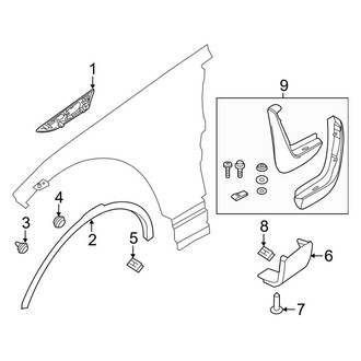 Land Rover OE - Fender - Exterior Trim