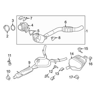 Land Rover OE - Exhaust System - Exhaust Components (3.0L)