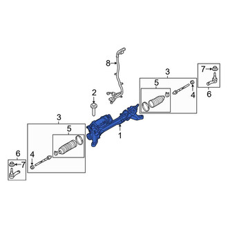 Land Rover OE - Rack and Pinion Assembly