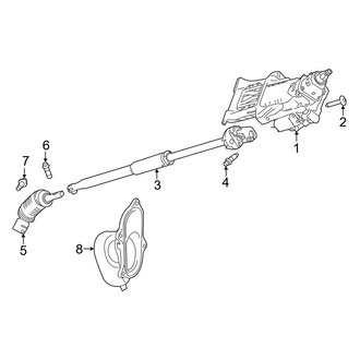 Land Rover OE - Steering Column Assembly (W/O Column Lock)