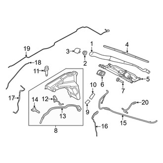 Land Rover OE - Windshield - Wiper & Washer Components