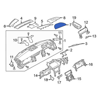 Land Rover OE - Instrument Cluster Visor