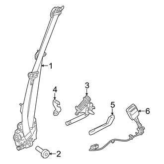 Land Rover OE - Restraint Systems - Front Seat Belts