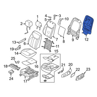 Land Rover OE - Front Right Seat Back Panel