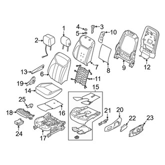 Land Rover OE - Seats & Tracks - Passenger Seat Components (W/O Climate Seats)