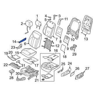 Land Rover OE - Front Right Seat Armrest