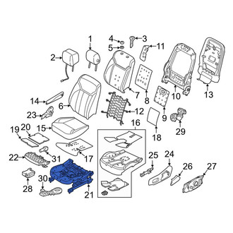 Land Rover OE - Front Right Seat Frame
