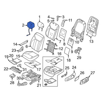 Land Rover OE - Front Left Headrest