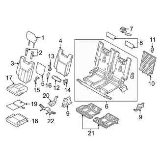 Land Rover OE - Seats & Tracks - Third Row Seats
