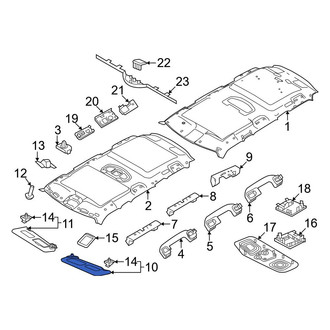 Land Rover OE - Right Sun Visor