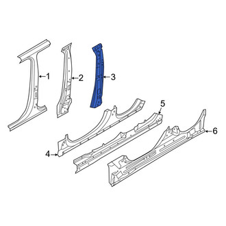 Land Rover OE - Left Inner Body B-Pillar