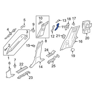Land Rover OE - Front Interior Grab Bar