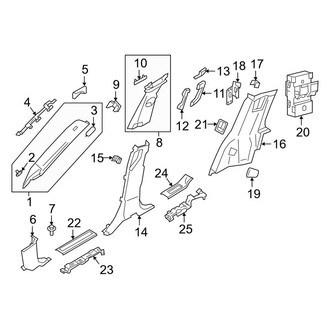 Land Rover OE - Pillars, Rocker & Floor - Interior Trim