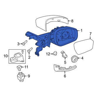 Land Rover OE - Front Right Door Mirror